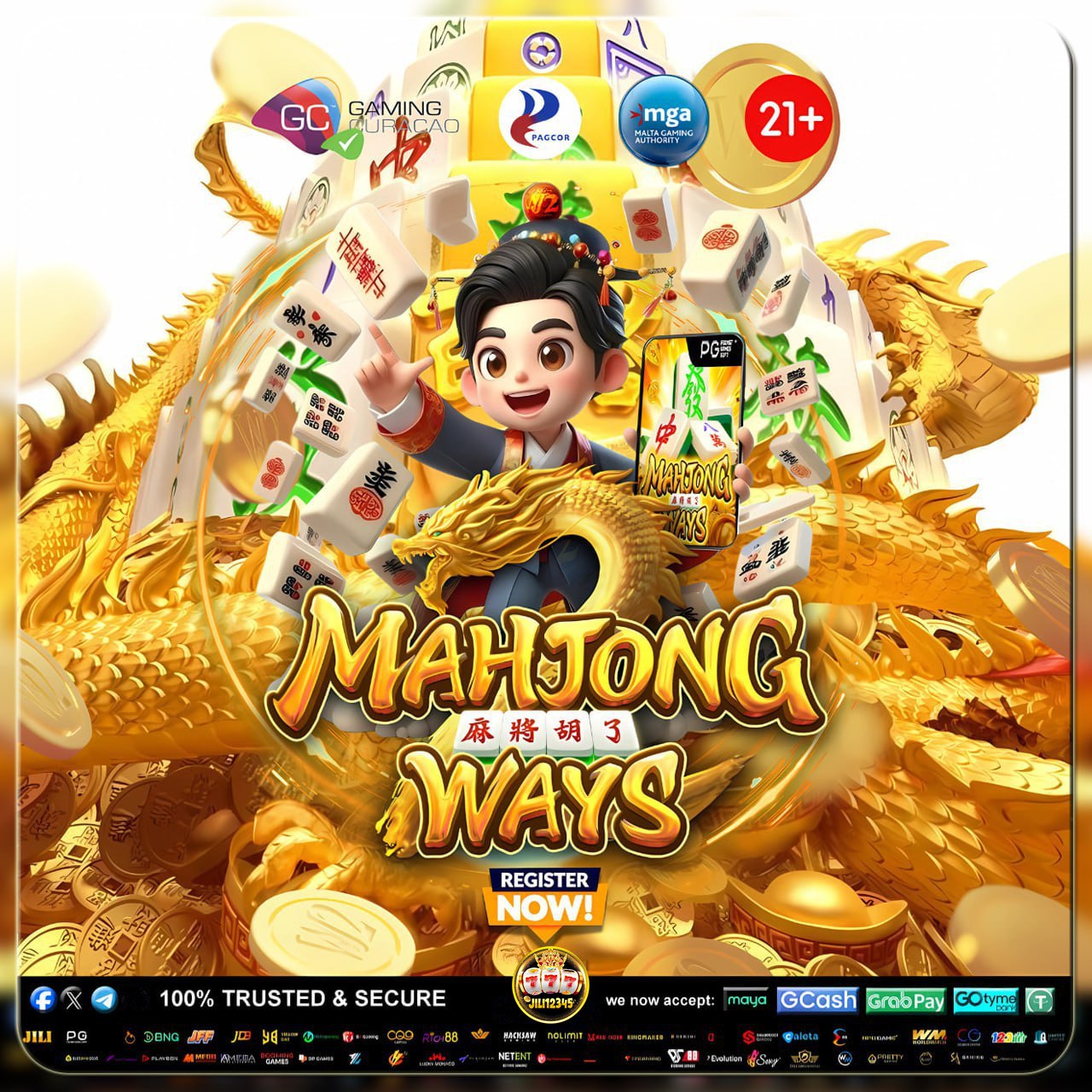Interface moderna de jogos de slot online